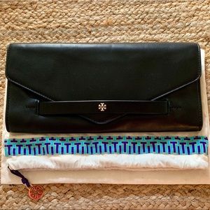 Like New Tory Burch Leather Clutch